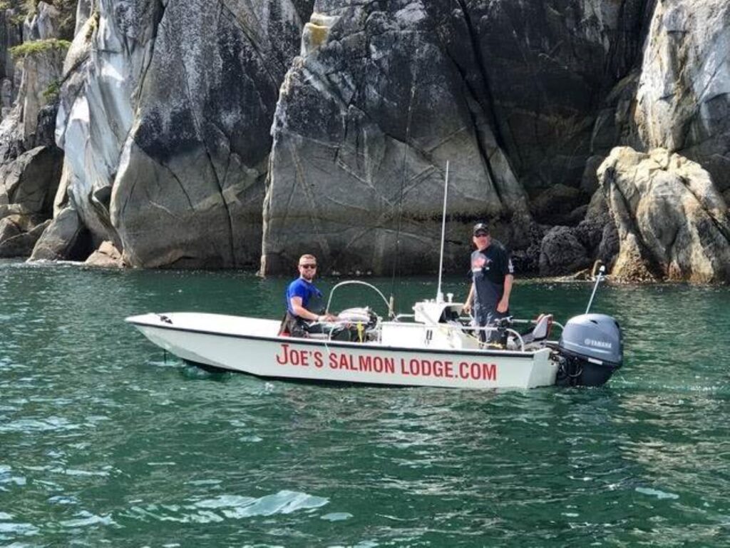 Salmon Fishing at Joe's Salmon Lodge