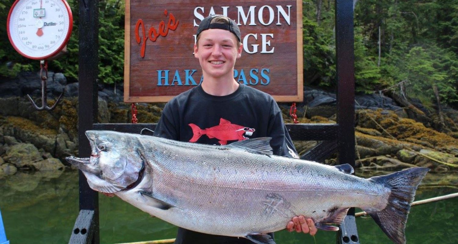 Family Fishing for Salmon in BC